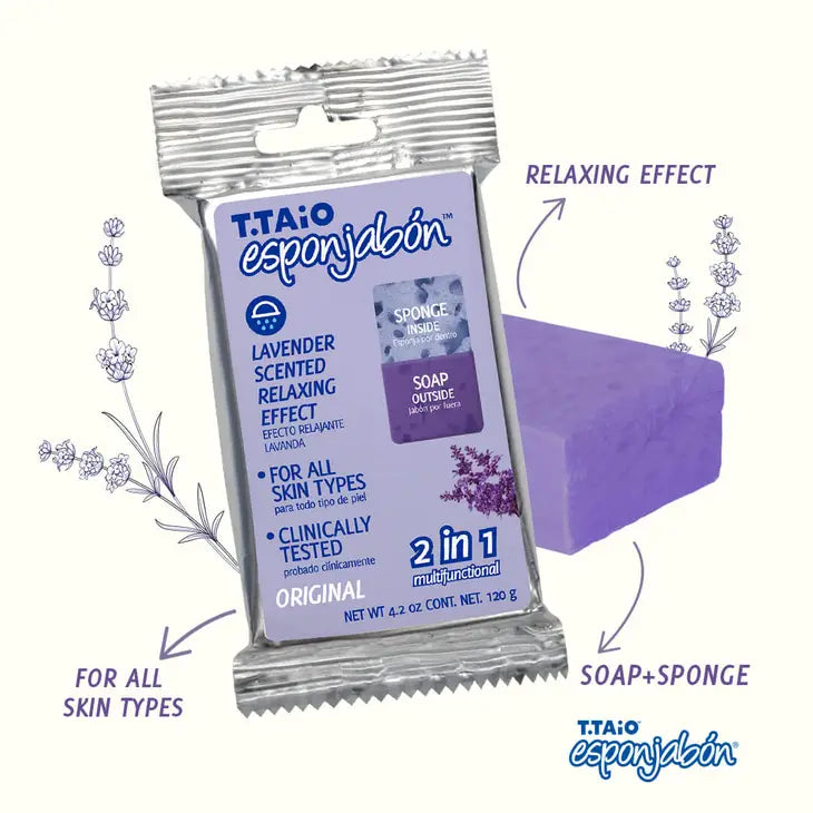 Jabon Esponja Lavender Relaxing Effect